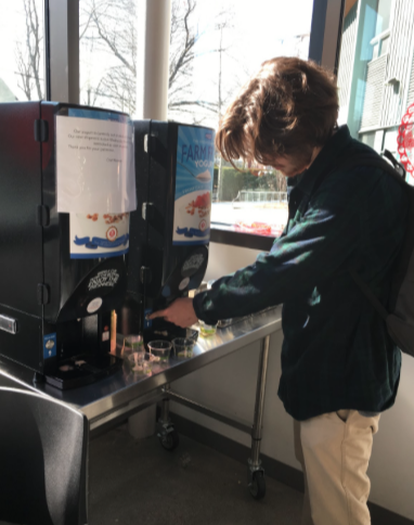 New Yogurt Machine a Hit