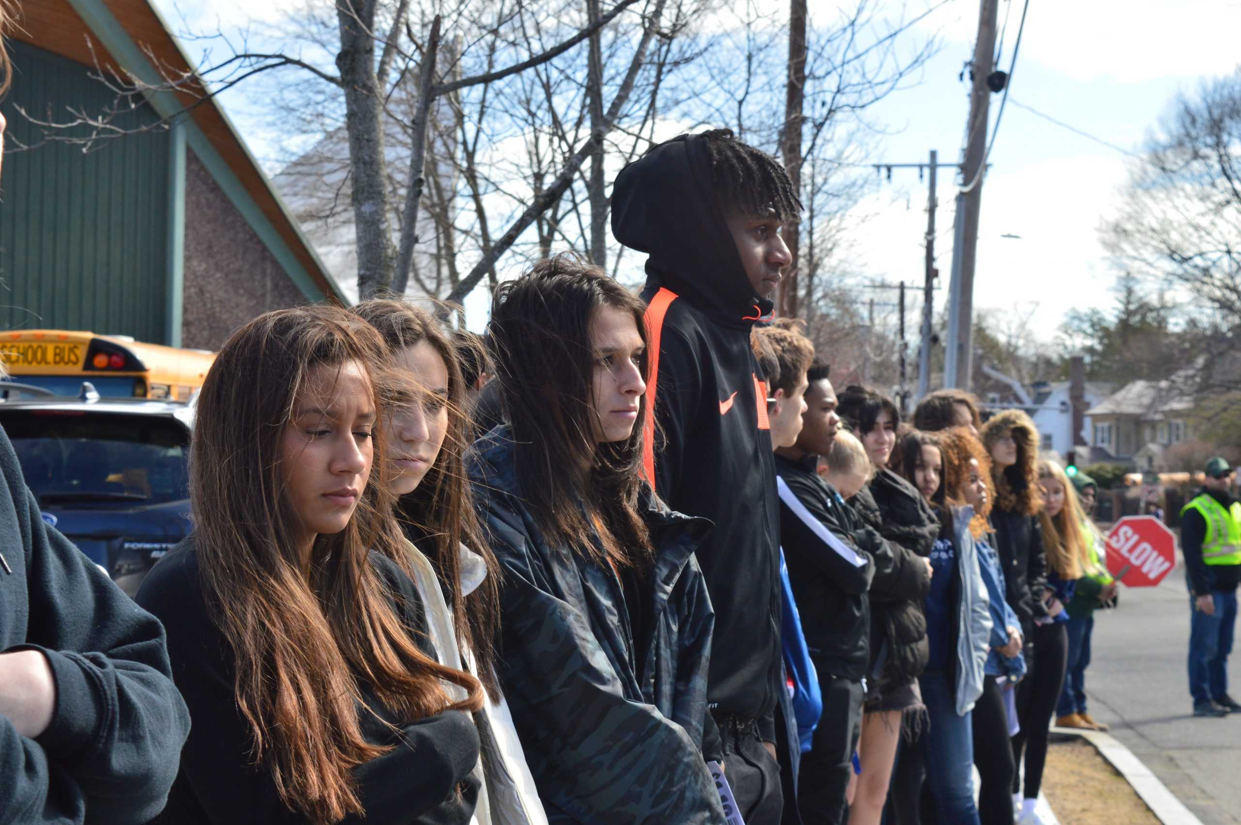 Students+participated+in+a+walk-out+for+radical+compassion.