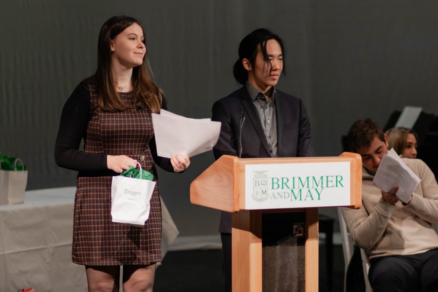Megan Stander '20 and Wentian Zhao '20
