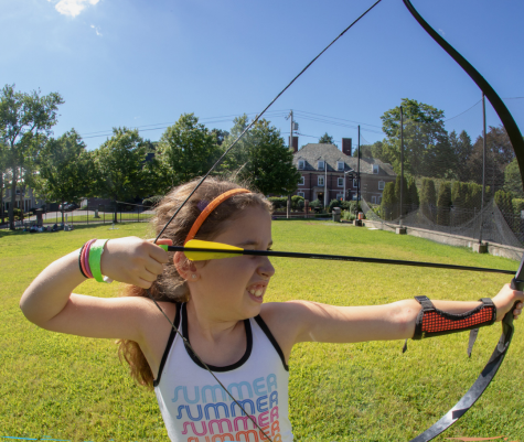 A 2019 camper practices her archery. For the first time since the summer program lunched, nearly 30 years ago, it will remain closed this summer. 