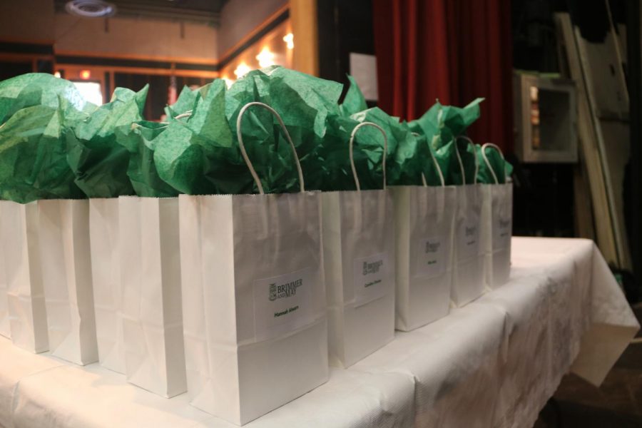 Gift bags before they are delivered to members of the Class of 2020. 
