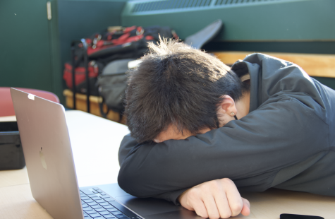Students at the School report getting less than 8-10 hours of sleep per night. 
