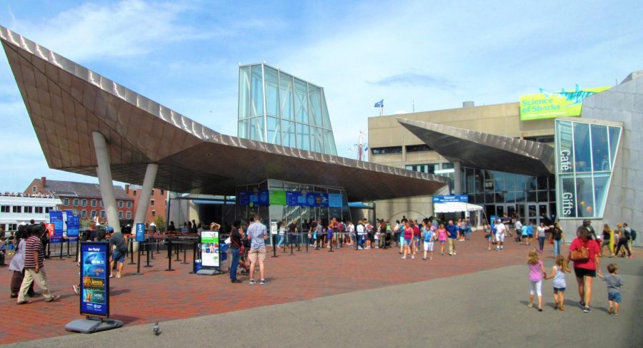 The New England Aquarium is located on the Central Wharf in Boston, Massachusetts.