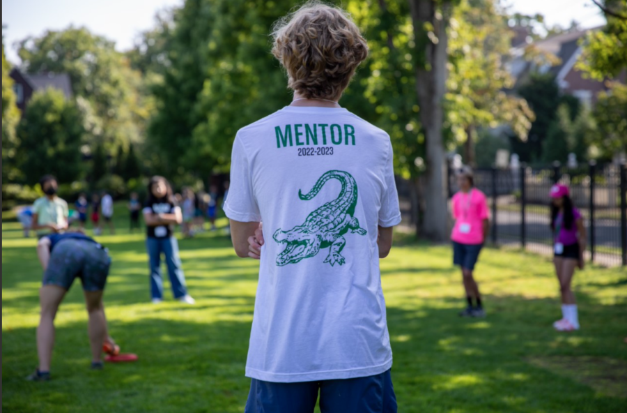 Brian Gamble '23, a Gator-Aide mentor, poses for the camera. Photo courtesy of Nicole DeCesare.