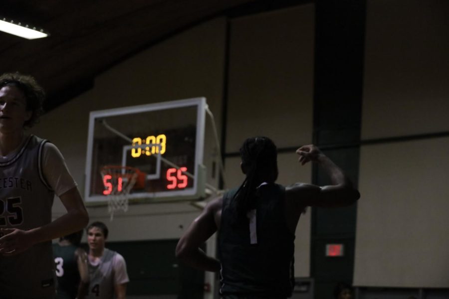 The Varsity Boys Basketball team took on Worcester Academy for their first official game of the season.