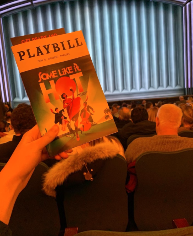 A "Some Like it Hot" playbill. Photo courtesy of Marlie Kass.