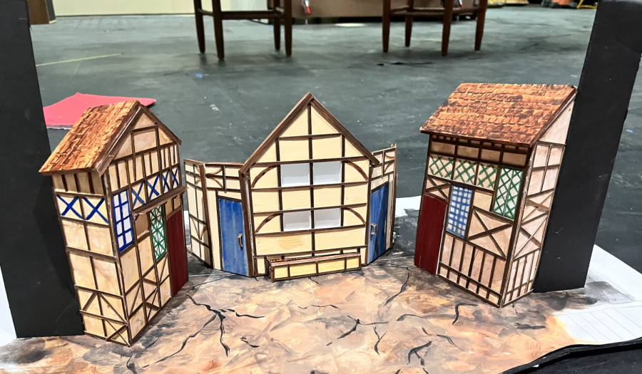 A model of the set for the US Musical. Photo by Evan Michaeli