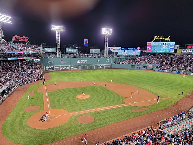 Fenway Park during the 2021 AL Wild Card game against the New York Yankees. Photo courtesy of Wikimedia Commons.