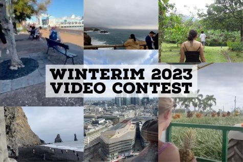 Students traveled to eight locations for Winterim, and six students submitted videos in the contest. Photos courtesy of the contest entrants listed below.
