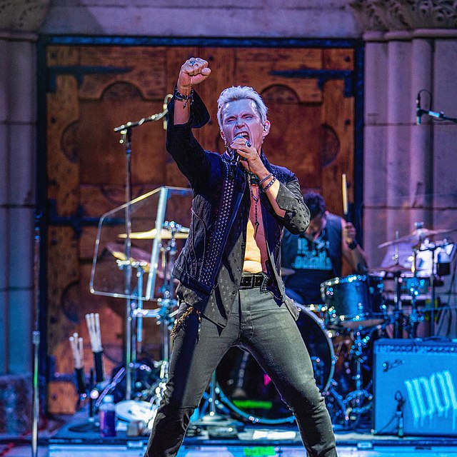 Billy Idol performs in 2021. Photo Courtesy of Wikimedia Commons