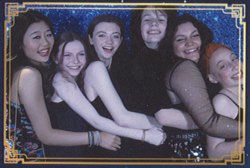 Students take to the photo-booth at least years semi-formal Starry Night, 
