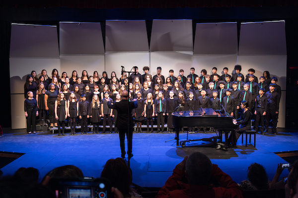 The theme for this year's performances was “Music from Around the World” which was honored with pieces from Japan, China, the UK, America, Haiti, and more.  