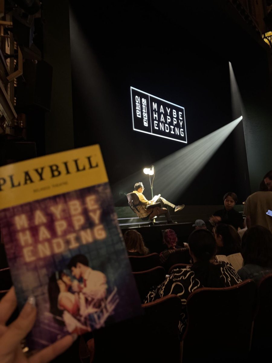 "Maybe Happy Ending" at the Belasco Theatre.