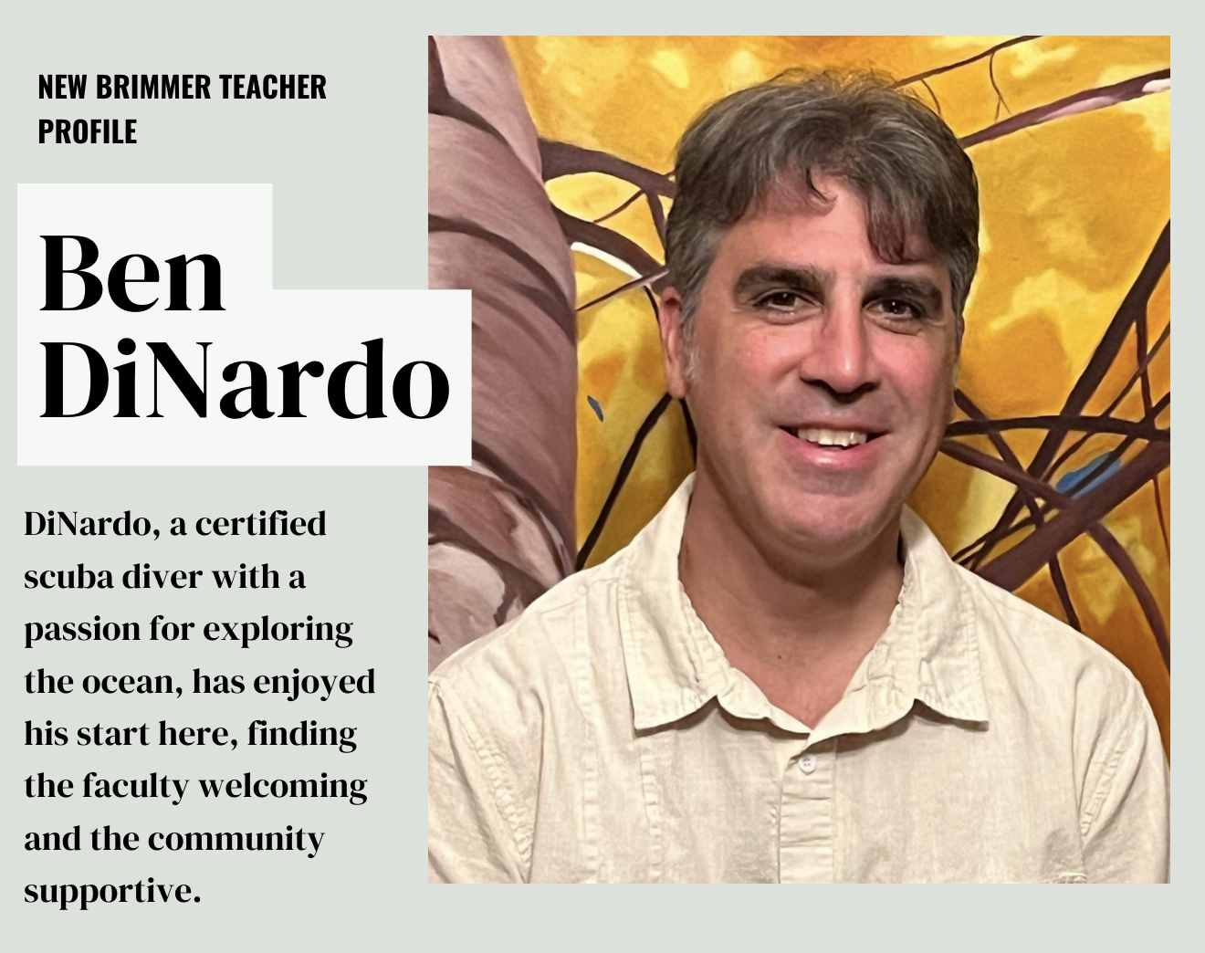 New Faculty Profile: Ben DiNardo, Science Teacher