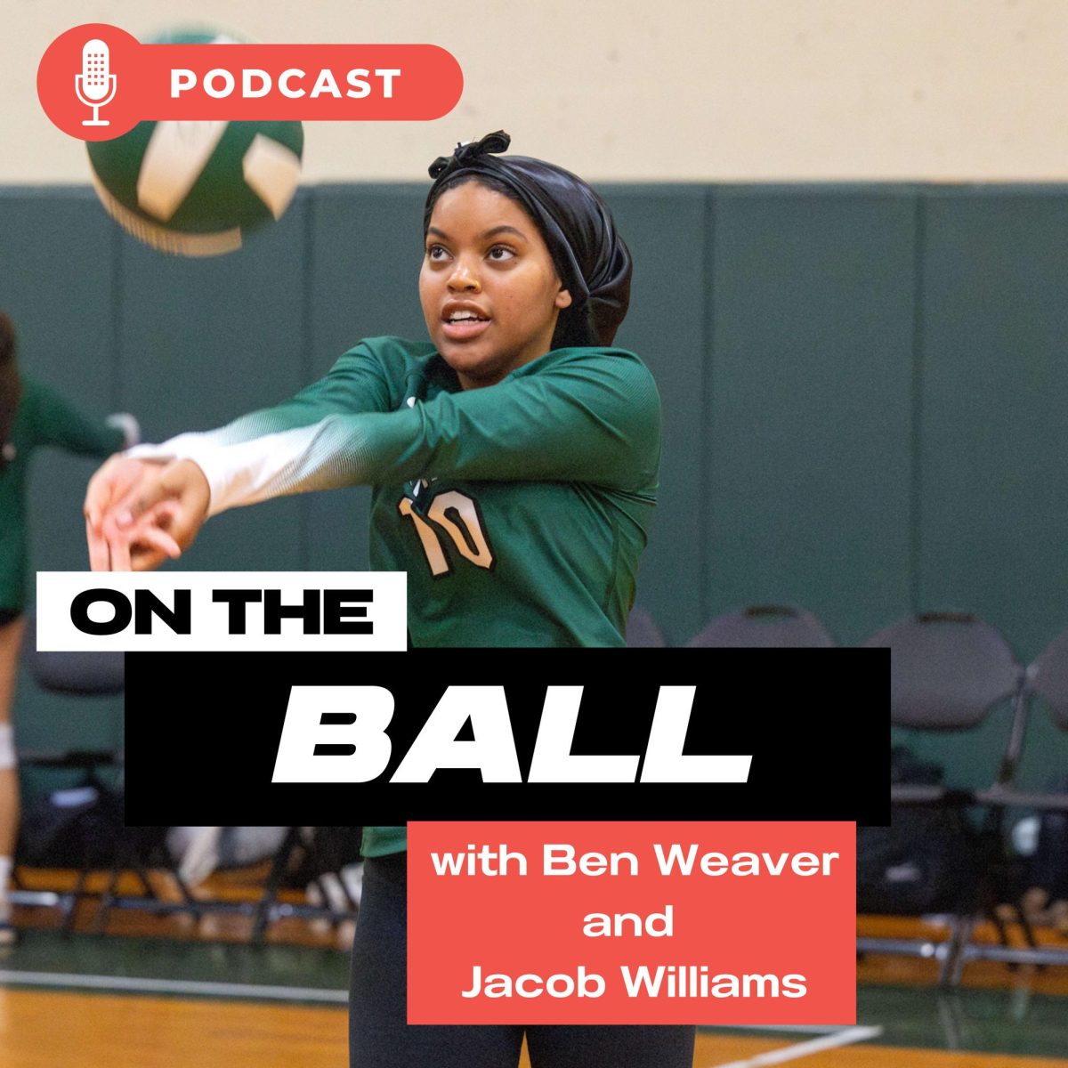 Volleyball Captain Bayaan Jones '26 sets up the play.