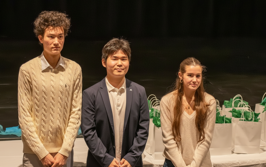 The event featured a series of tribute videos in which seniors expressed their gratitude and shared advice, marking a heartfelt transition of leadership as the juniors prepare to step into their final year here. 