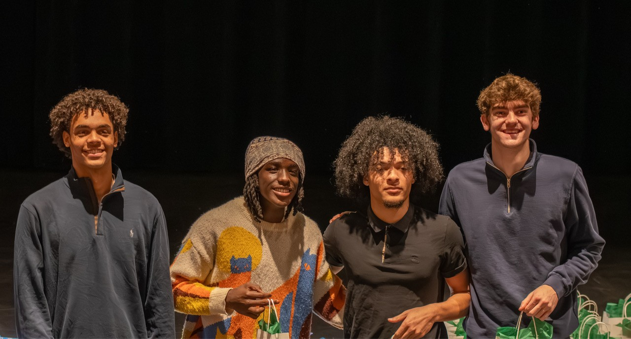 The event featured a series of tribute videos in which seniors expressed their gratitude and shared advice, marking a heartfelt transition of leadership as the juniors prepare to step into their final year here. 
