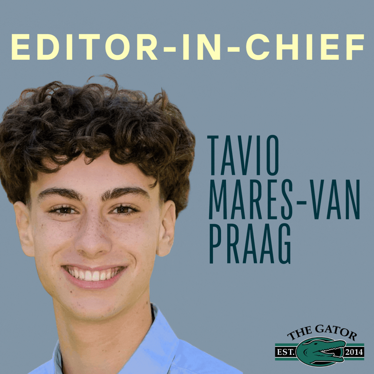 The Gator is happy to announce its new Editorial Board, which will take effect after the upcoming spring break.