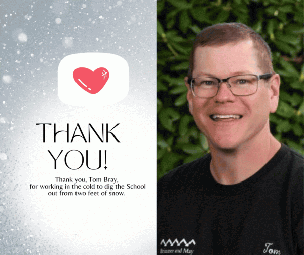 We wish to thank our amazing maintenance team! (Designed with Canva).