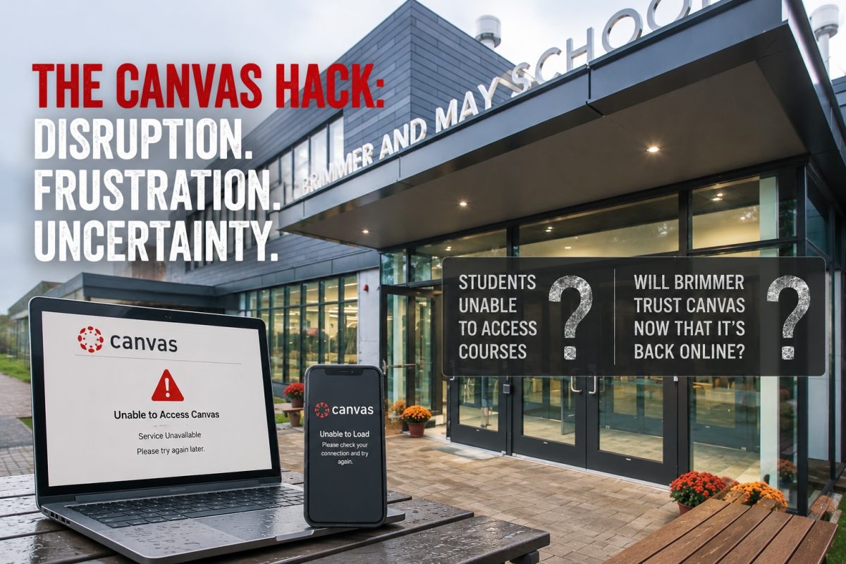 Photo illustration: Canvas came back online for students Tuesday, May 14, after being down for seven days after the Hack. 