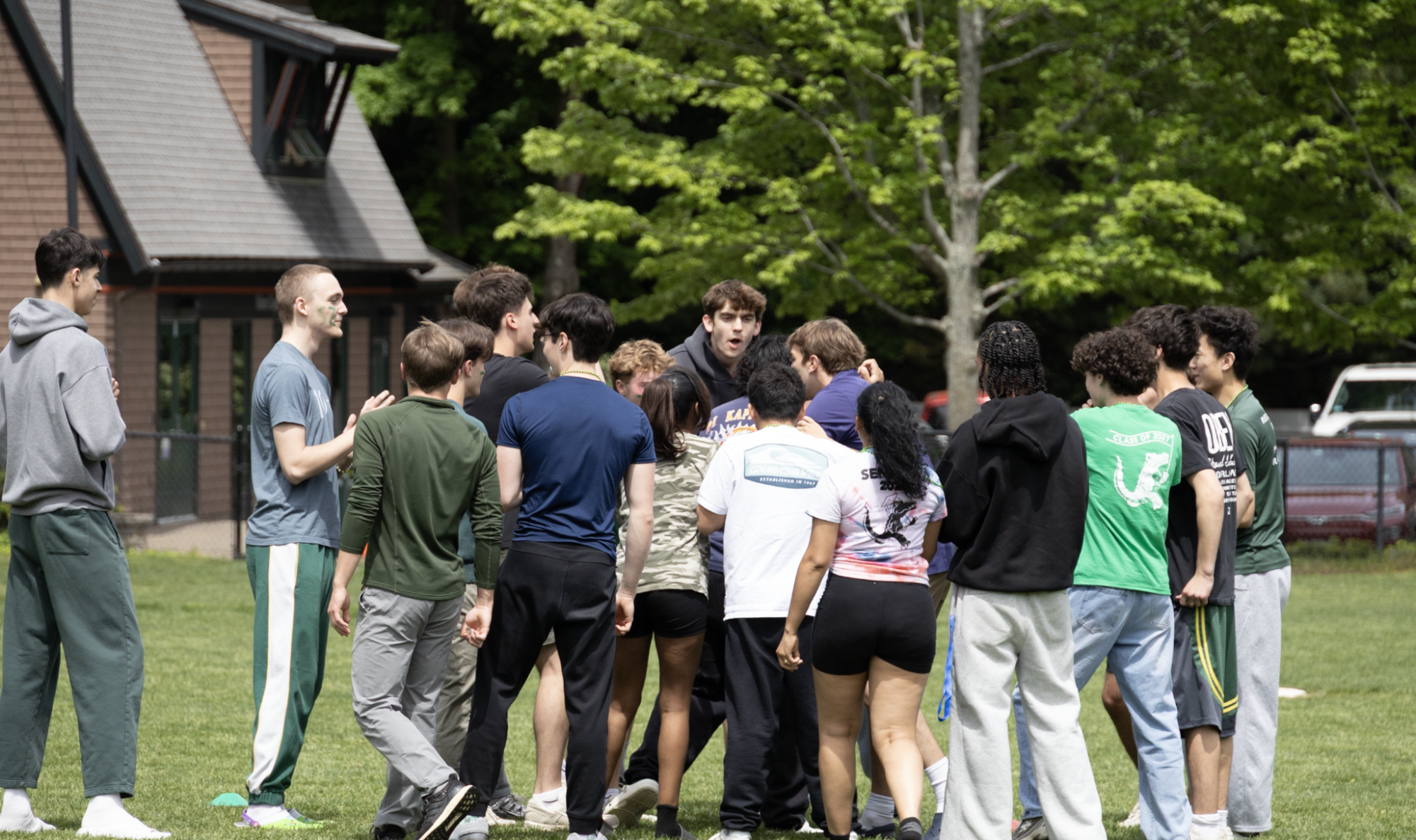 Green wins revived Green and White Games in dodgeball finale.