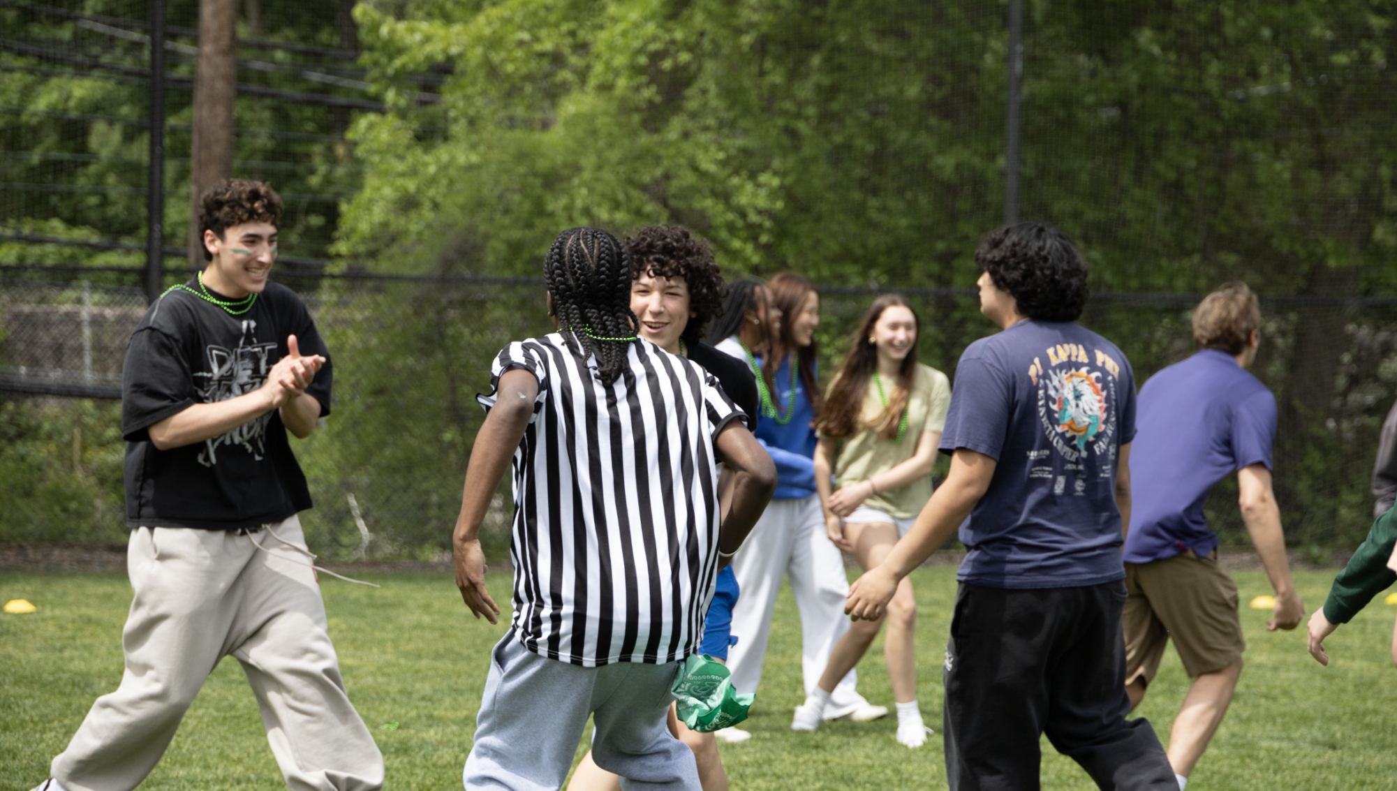 Green wins revived Green and White Games in dodgeball finale.